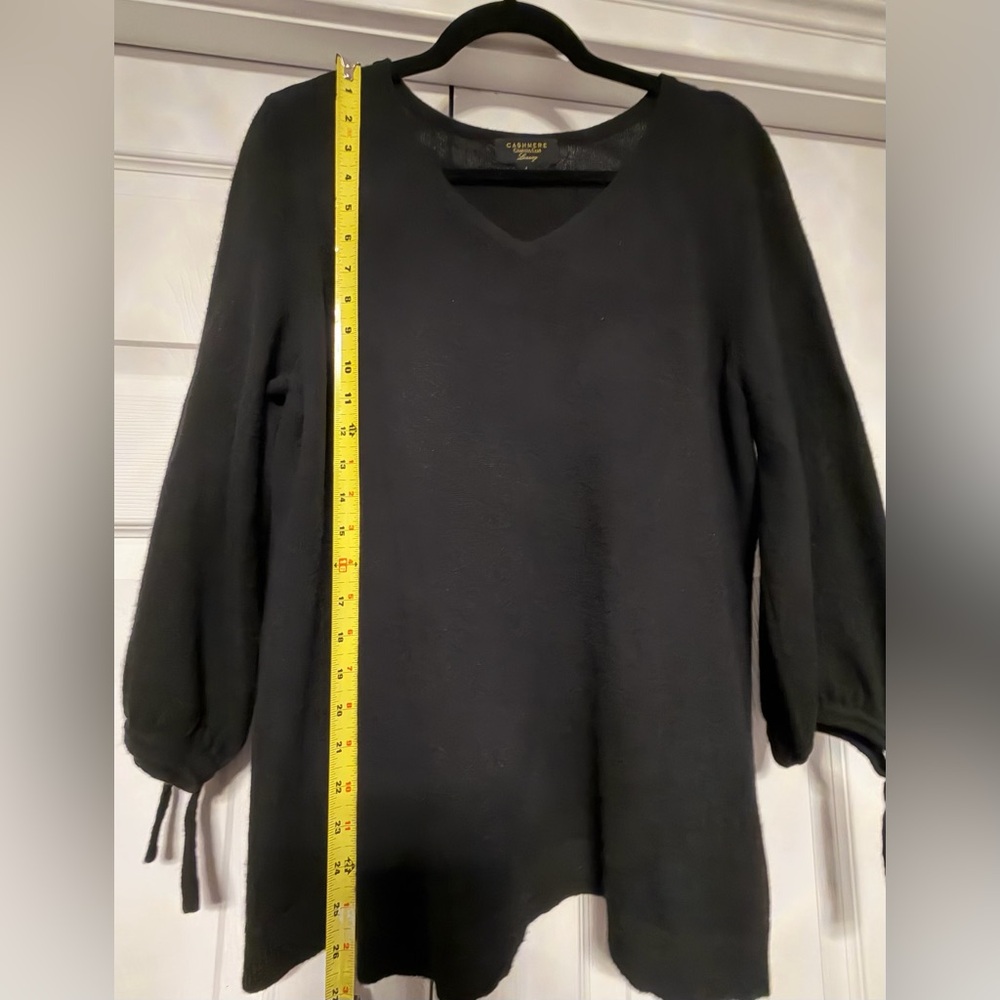 Charter Club Black Cashmere Sweater - Picture 6 of 6